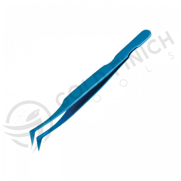 Blue Titanium Tweezers