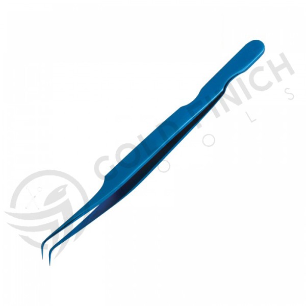 Blue Titanium Tweezers