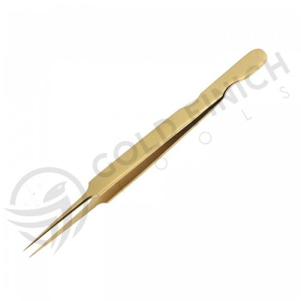 Gold titanium tweezers