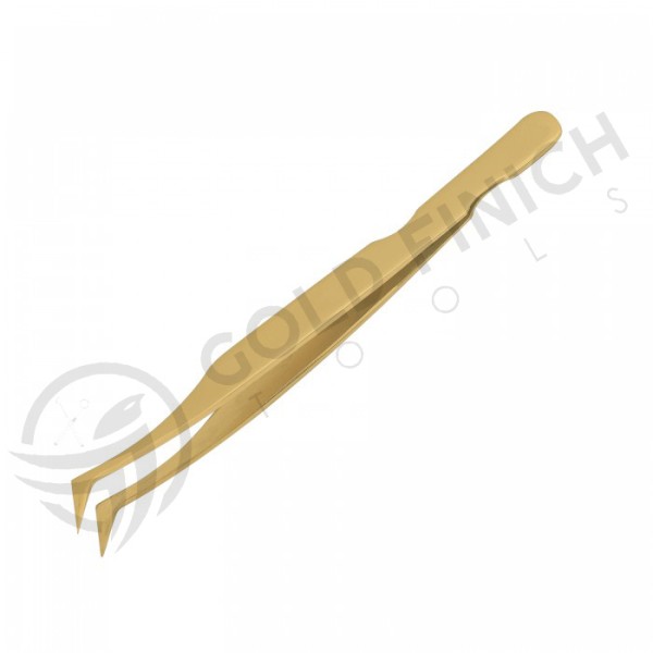 Gold titanium tweezers