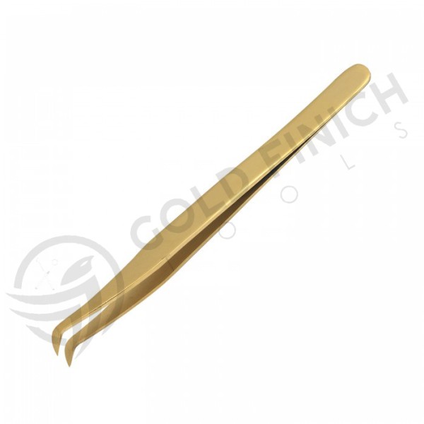 Gold titanium tweezers