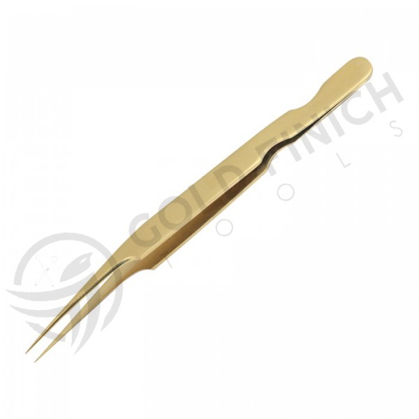 Gold titanium tweezers