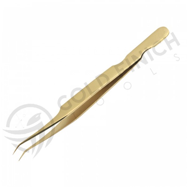 Gold titanium tweezers