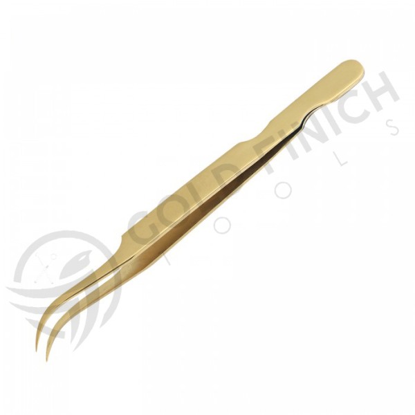 Gold titanium tweezers