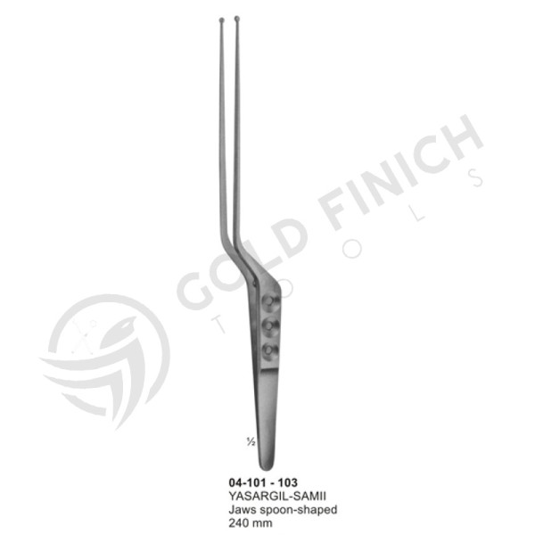 Forceps for grasping tissue,-tumors etc