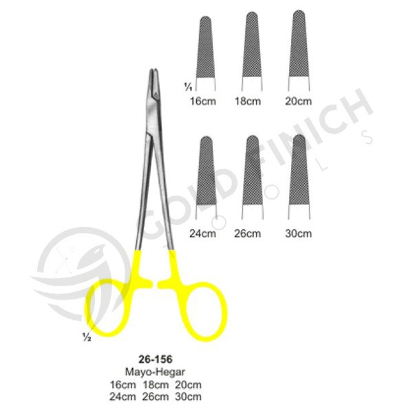 Needle holders with Tungsten Carbide Inserts