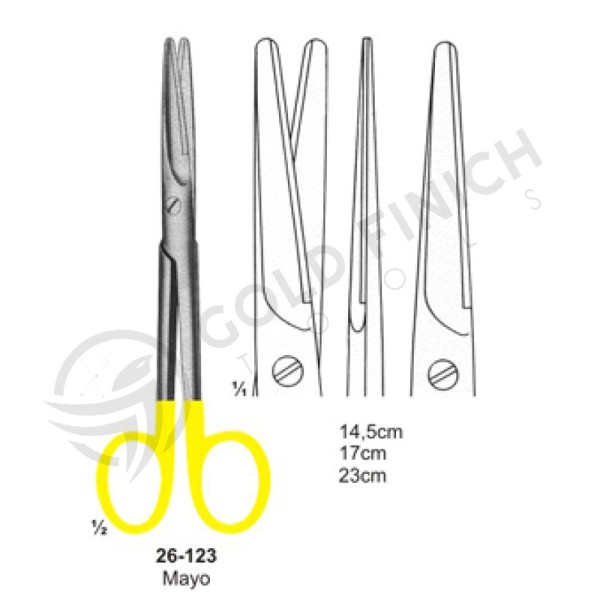 Scissors with Tungsten Carbide Inserts