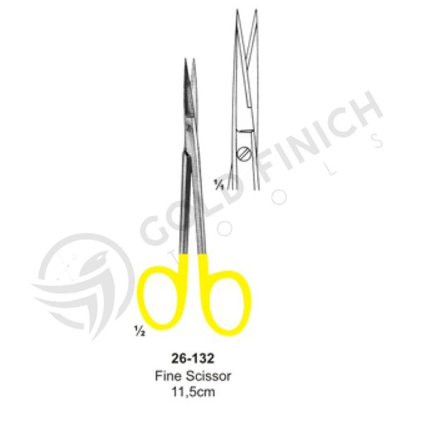 Scissors with Tungsten Carbide Inserts