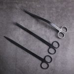Aquascaping Stainless Steel Scissors Black