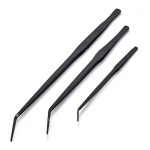 Aquascaping Tweezers Curved Black