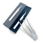 QC Custom logo Lash Tweezers Eyelash